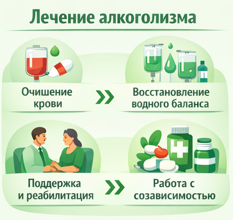 лечение алкоголизма в Ульяновске этапы